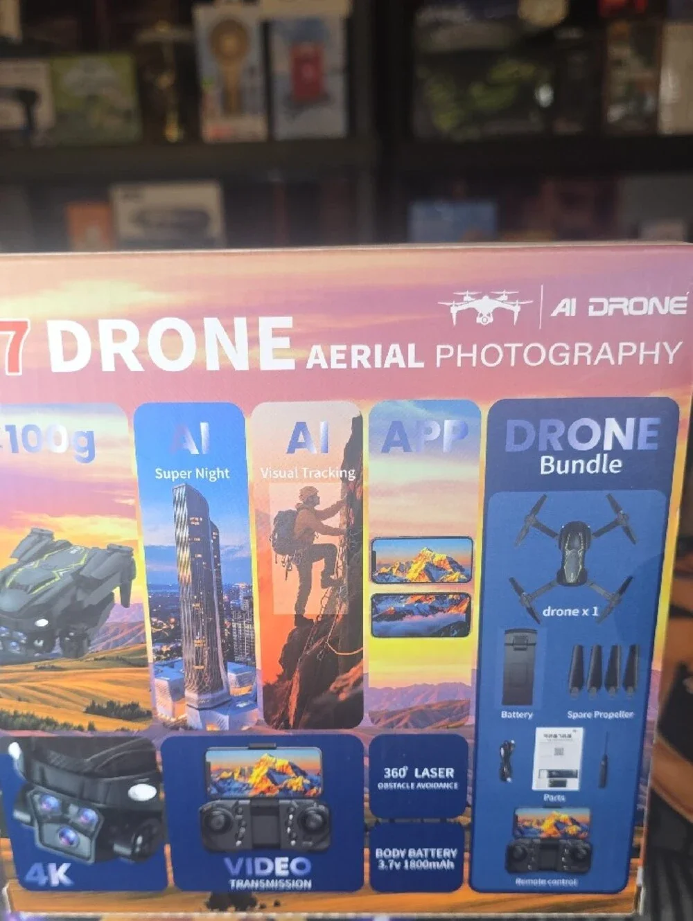 Drone 4K Aerial Photography Drone -  Factory Sealed